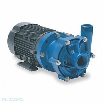 FINISH THOMPSON Magnetic Drive Pump 1 1/2in MNPT 1hp PP, 3AZP6