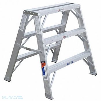 WERNER Work Stand 36 In H 300 lb Aluminum, 3AZU2