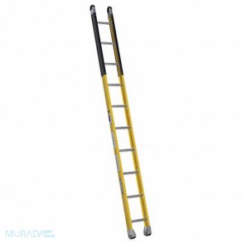 WERNER Manhole Ladder 10 ft.H Fiberglass, 3AZV5