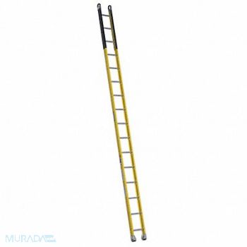 WERNER Manhole Ladder 16 ft.H Fiberglass, 3AZV8