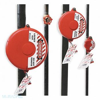 BRADY Gate Valve Lockout Fits Sz 2-1/2 to 5, 2AV57