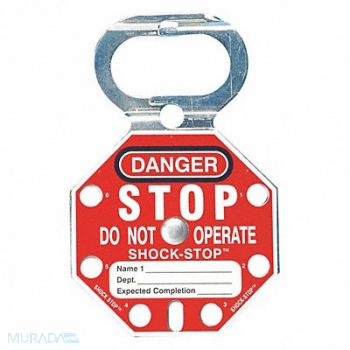 BRADY Lockout Hasp Standard 6 Lock PK5, 3BE93