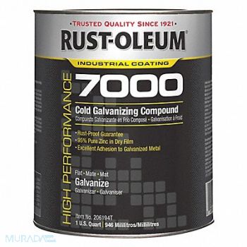 RUST-OLEUM Cold Galvanizing Compound Gray 1 qt., 3BU17