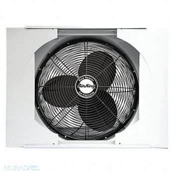 AIR KING Plstc Window 11.5 L 27 W Whole House Fan, 3C614