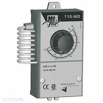 MULTIFAN Line Voltage T-stat 32 Deg to 105 Deg F, 3C952