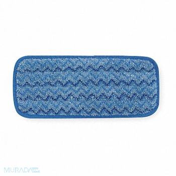 RUBBERMAID COMMERCIAL PRODUCTS Mop Pad Blue Microfiber, 3CCW7