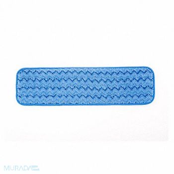 RUBBERMAID COMMERCIAL PRODUCTS Mop Pad Blue Microfiber, 3CCW8