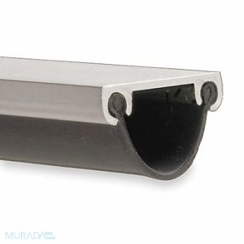 NATIONAL GUARD Door Bottom 18 Ft Black, 3CEY1