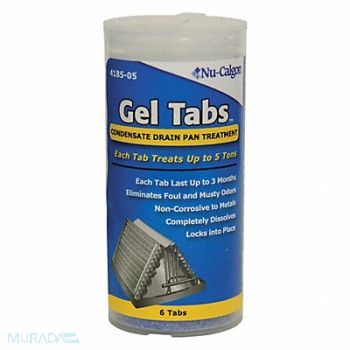 NU-CALGON Condensate Pan Treatment 6 Tabs Blue, 3CFR5