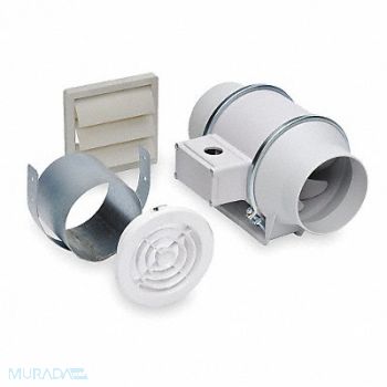 SOLER PALAU Plastic 8 D 5 H 5 W Inline Duct Fan, 3CGA1