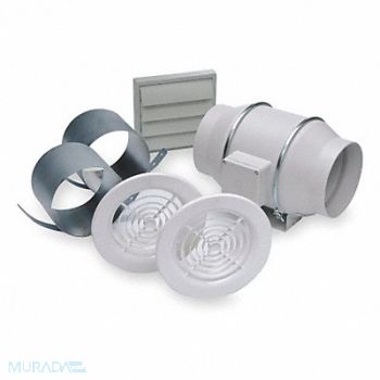 SOLER PALAU Plastic Inline Duct Fan for 6 Dia Duct, 3CGA2