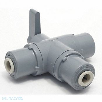 GRAINGER APPROVED PVC Ball Valve Push to Connect 3/8 in, 3CGH8