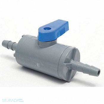 GRAINGER APPROVED PVC Ball Valve Inline Barb x Barb 1/2 in, 3CGJ6
