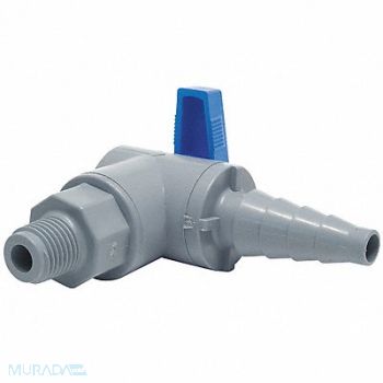 GRAINGER APPROVED PVC BV Angle MNPTxTapered Barb 3/8, 3CGV5