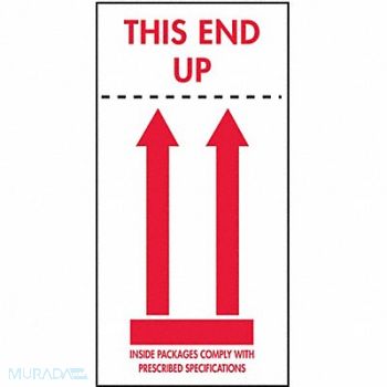 TAPECASE Instructional Label Shipping Arrows PK50, 16V036