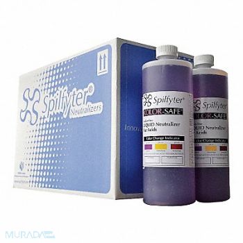 SPILFYTER Acid Neutralizer 31 lb Purple PK12, 792VM6