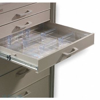 METRO Drawer Divider Kit 2-3/8 H Clear, 3CWE8