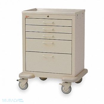 METRO Medical Cart Steel/Polymer Lt. Taupe, 3CWF2