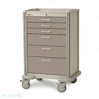 METRO Medical Cart Steel/Polymer Lt./Dk.Taupe, 3CWG2