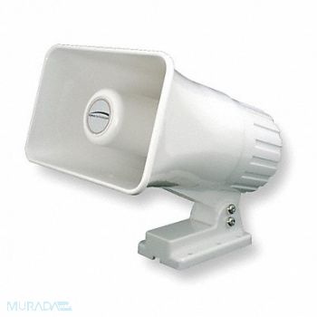 SPECO TECHNOLOGIES PA Horn Weatherproof White 15 W, 3CWX1