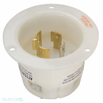 HUBBELL Flanged Locking Inlet Industrial 20, 3D047