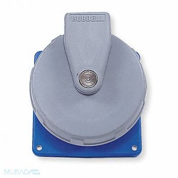 HUBBELL IEC Pin and Sleeve Receptacle 30A 208V, 1XC54