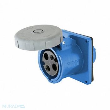 HUBBELL IEC Pin and Sleeve Receptacle 60A 250V, 3D122