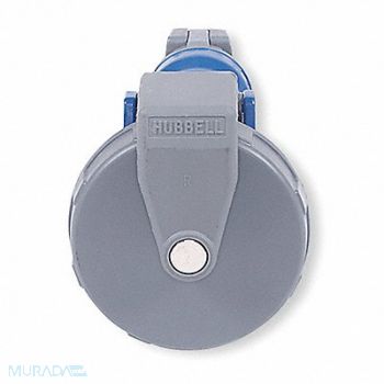 HUBBELL IEC Pin and Sleeve Connector 100A 208V, 6C129