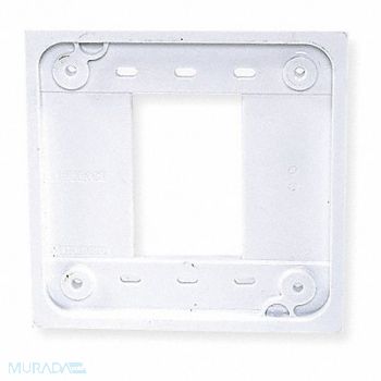HUBBELL Receptacle Adapt Plate, 3D172