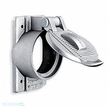 HUBBELL WIRING DEVICE-KELLEMS Weatherproof Cover Vertical Self Closing, 3D276