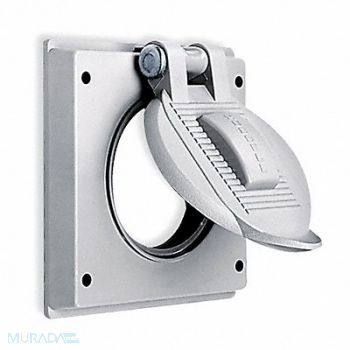 HUBBELL WIRING DEVICE-KELLEMS Weatherproof Cover Thermoplastic, 3D279