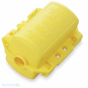 HUBBELL WIRING DEVICE-KELLEMS Plug Lockout Yellow 5/16 in Dia., 3D384