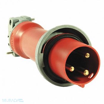 HUBBELL Pin and Sleeve Plug 2P 3W 100A 480V, 3D677