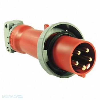 HUBBELL Pin and Sleeve Plug 4P 5W 63A 415V, 3D924