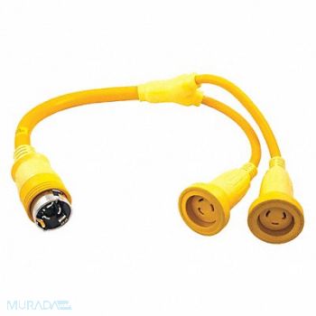 HUBBELL WIRING DEVICE-KELLEMS Marine Y Adapter, 3D984