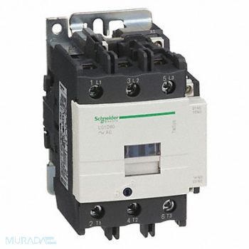 SCHNEIDER ELECTRIC G3483 Contactor IEC 120VAC 3P 80A, 3DB25