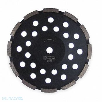 HUSQVARNA Segment Cup Wheel Diamond Sgl 7x5/8-7/8, 3DPZ2