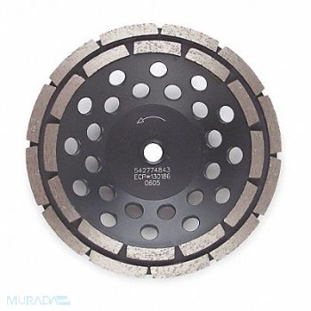 HUSQVARNA Segment Cup Wheel Diamond Dbl 7x5/8-7/8, 3DPZ3