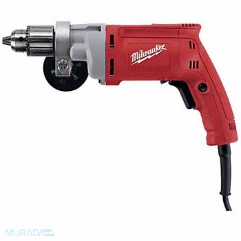 MILWAUKEE Drill Corded Pistol Grip 1/2 in 850 RPM, 3DU39