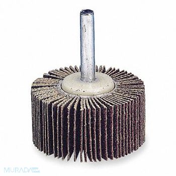 MERIT Flap Wheel 1 in Dia 1 in W P60 Grit, 3DU83