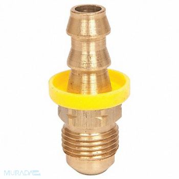 CONTINENTAL Push on Hose Fitting 1/2 x1/2 BarbxJIC, 3DVC5