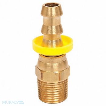 CONTINENTAL Push on Hose Fitting 3/4 x3/4 BarbxNPTF, 3DVE2