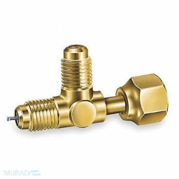 JB INDUSTRIES 1/4 Access Valve Tee w/ Flare Nut PK3, 3DXD2