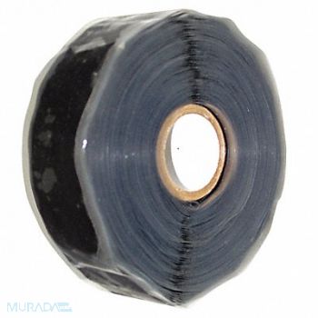 ER TAPE Self-Fusing Tape 1 x 432 in 20 mil Black, 3DXU8