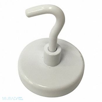 GRAINGER APPROVED Single Point Hook Ceramic 14 lb PK2, 3DXY9