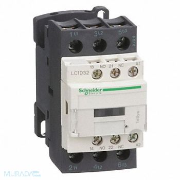 SCHNEIDER ELECTRIC G3482 IEC Magnetic Contactr 120VAC 32A 1NC/1NO, 3DY52