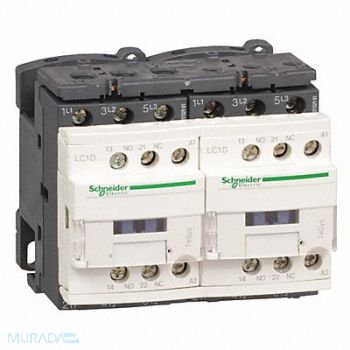 SCHNEIDER ELECTRIC G3486 IEC Magnetic Contactr 120VAC 9A Revrsing, 3DY60
