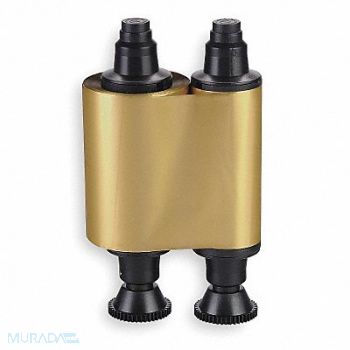 EVOLIS PEBBLE 4 ID Card Printer Ribbon Gold, 3EAL7