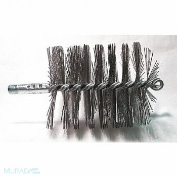 TOUGH GUY Flue Brush Dia 3 1/4 1/4 MNPT Length 8, 3EDH6