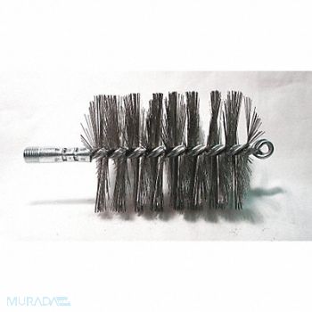 TOUGH GUY Flue Brush Dia 3 3/4 1/4 MNPT Length 8, 3EDH8